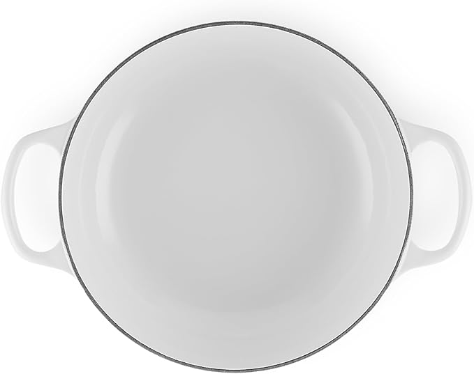 Le Creuset Enameled Cast Iron Signature Sauteuse Oven, 3.5 qt., White