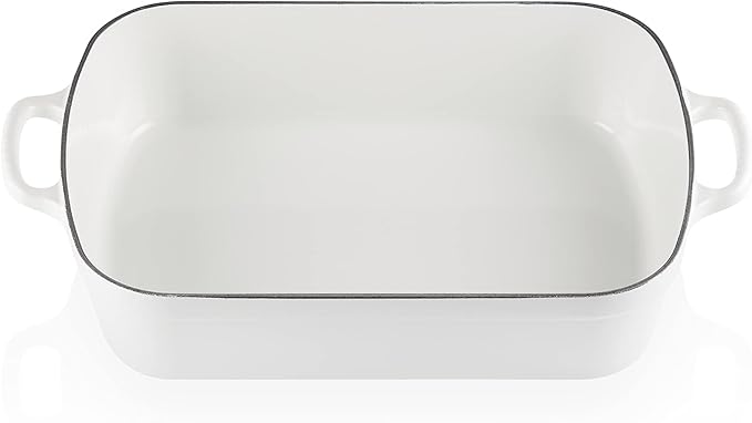 Le Creuset Enameled Cast Iron Signature Cookware Set, 7 pc, White