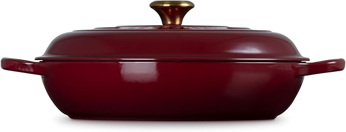 Le Creuset Enameled Cast Iron Signature Braiser, 3.5 qt., Rhone