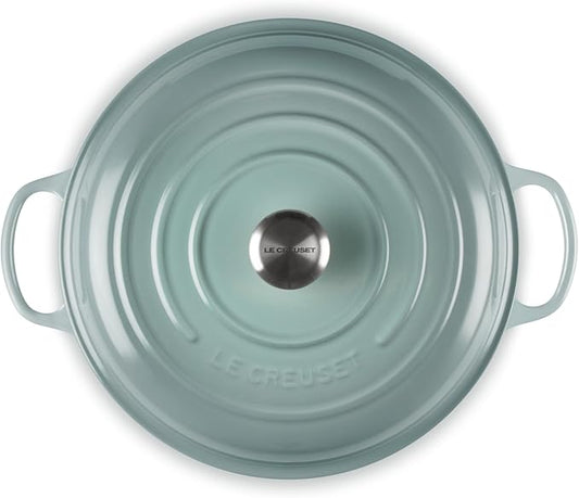 Le Creuset Enameled Cast Iron Signature Braiser, 5 qt., Sea Salt