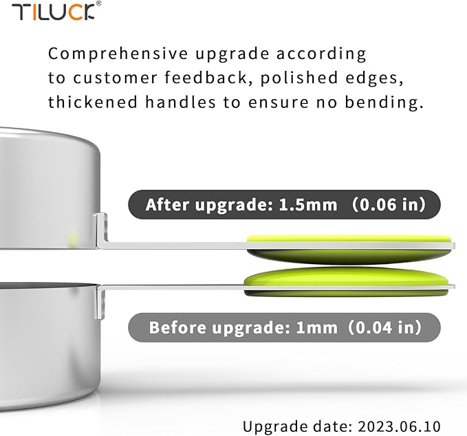 TILUCK Measuring Cups and Spoons Set, Stainless Steel, Kitchen Utensils for Cooking and Baking (13, Colorful)