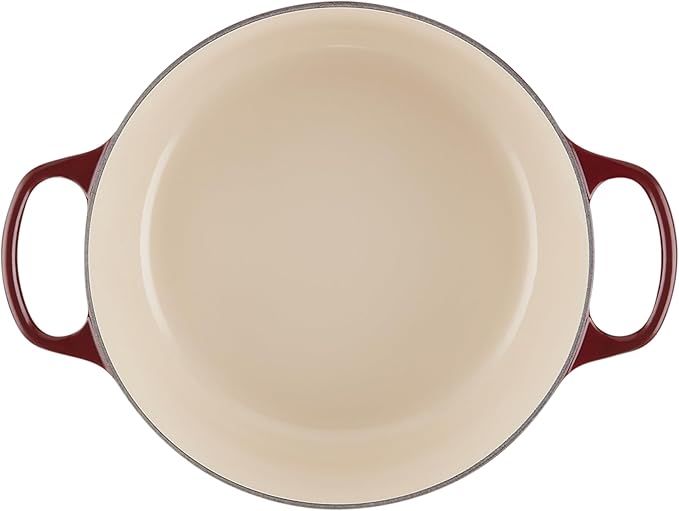 Le Creuset Enameled Cast Iron Signature Round Dutch Oven, 5.5 qt., Rhone