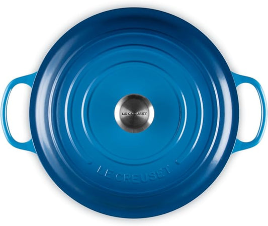 Le Creuset Enameled Cast Iron Signature Round Dutch Oven, 9 qt., Marseille