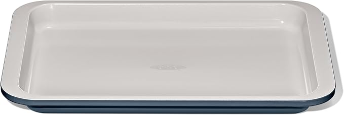 OXO Good Grips Non-Stick Pro Ceramic Coated Metal Bakeware Quarter Sheet Pan – Storm Blue