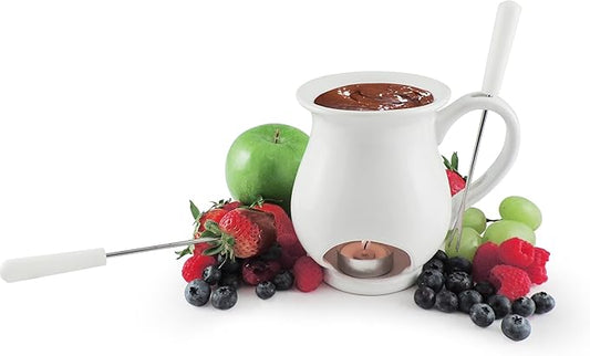 Swissmar Indulge 4 Piece Chocolate Fondue Mug Set, 125ml