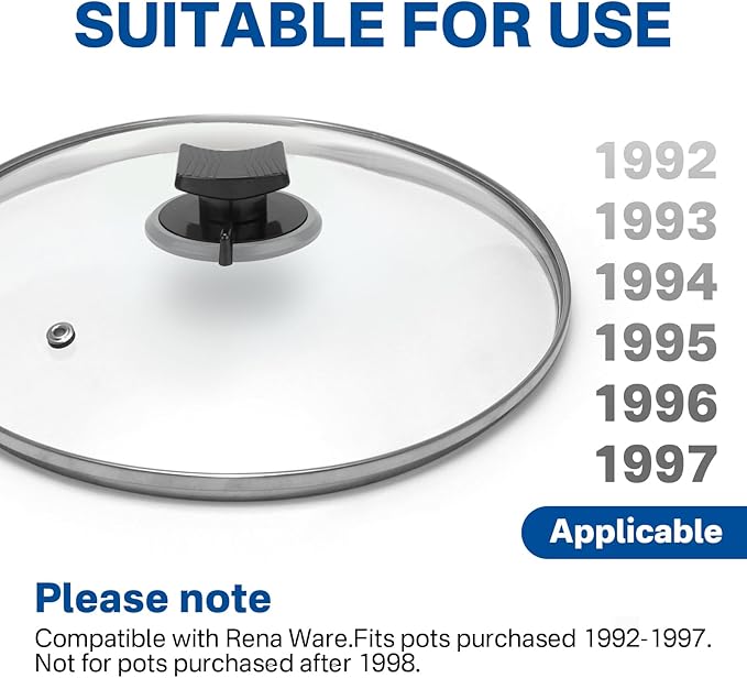 1725X Replacement Lid Knob With Vent for Rena ware 1992-1997 Pots