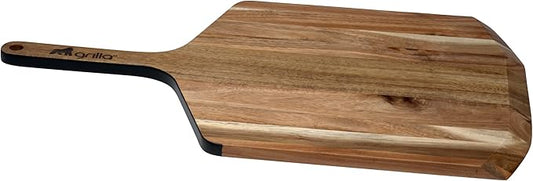 Grilla Wooden Pizza Peel 14" Food Grade, Water and Heat Resistant, with Dense Grain for Pizza Baking and Serving, Works with the Grilla Pie-Ro