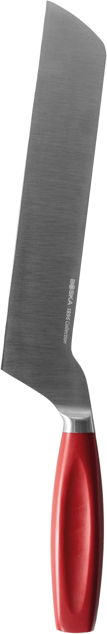 BOSKA Semi-hard Cheese Knife - Red - Premium Cheese Cutter - For professional use - HACCP - Food Safety - Cheese Knives - 1896 collection