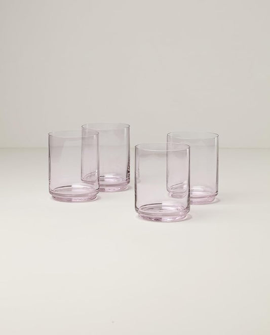 Lenox 897838 Tuscany Classics Stackable Tall Glasses, Set Of 4, Blush