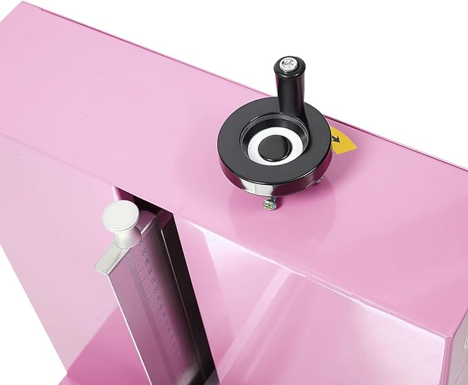 Cake Decorating Machine, 200W Cake Cream Spreading Machine 60-320rpm Rotating Speed Automatic Cake Cream Spreading Machine with LCD Display for 4-12 inch Cakes (Pink)