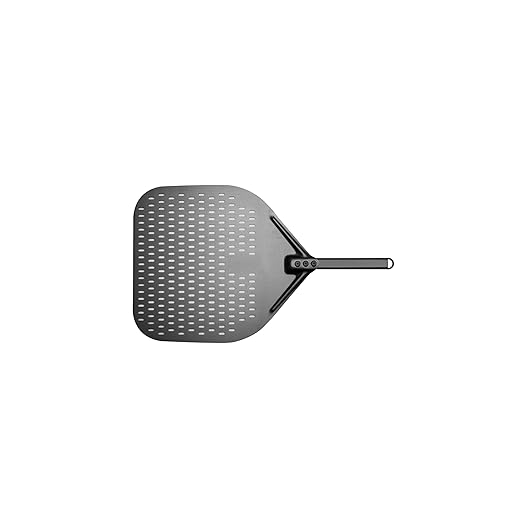Browne Foodservice Napolitani Hard Anodized 16 x 18 Inch Pizza Peel, 26 Inch Handle