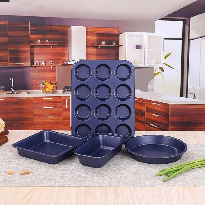 Cookware Set 23 Piece Nonstick Pots and Pans Set Bakeware Set Kitchen Induction Cookware Metal Utensil Oven & Dishwasher Safe