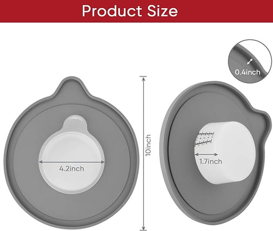 2 Pack Glass Bowl Covers for KitchenAid 5 Quart Tilt-Head Stand Mixers Bowl Covers Lid