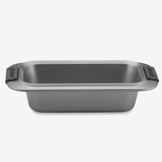 Anolon - 54709 Anolon Advanced Nonstick Bakeware/Baking/Loaf Pan with Grips, 9 Inch x 5 Inch, Gray