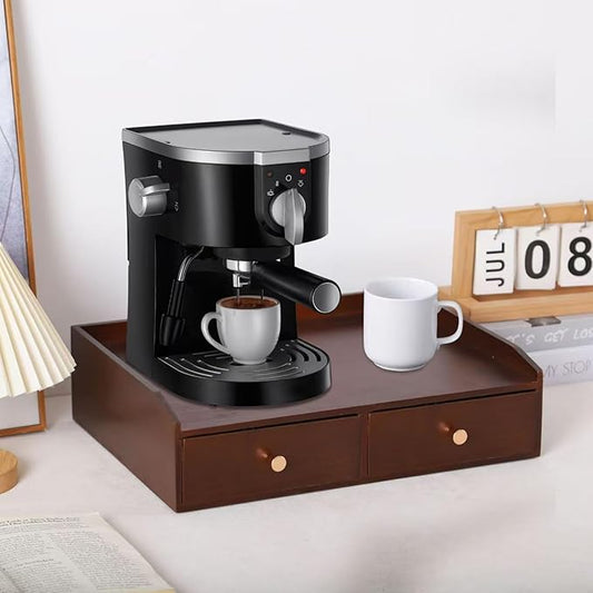 Wooden Coffee Pod Holder Coffee Pods and Tea Organizer Holder Compatible with Keurig Pod & K-Cup | 30 Pod Capacity