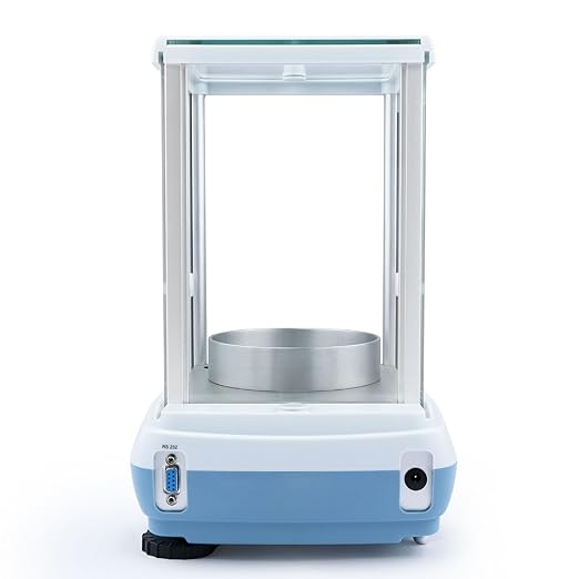 U.S. Solid Semi-Micro Lab Scale, 62 g x 0.01 mg / 120 g x 0.1 mg, Analytical Balance 10 Weighing Units, Automatic Internal Calibration, RS232 Interface, Multi-Language Support (EN, FR, DE, IT, ES, PT)