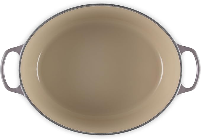 Le Creuset Enameled Cast Iron Signature Oval Dutch Oven, 15.5 qt., Oyster