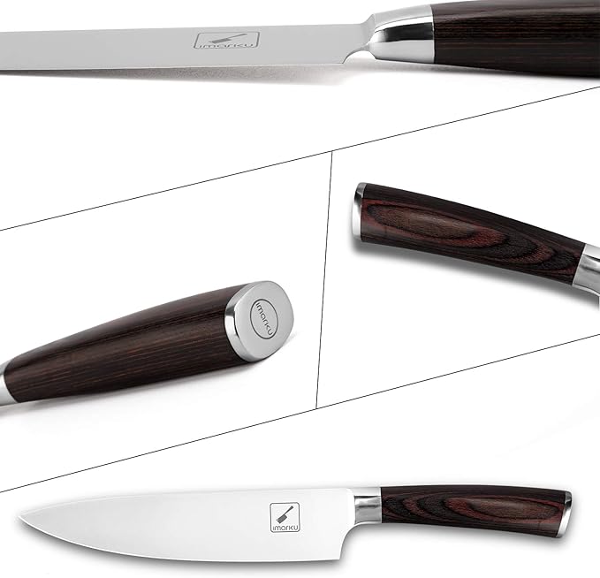 imarku Japanese Chef Knife - Sharp Kitchen Knife 8 Inch Chef's Knives HC Steel Paring Knife, Unique Gifts for Men and Women, Gifts for Mom or Dad, Kitchen Gadgets with Premium Gift Box