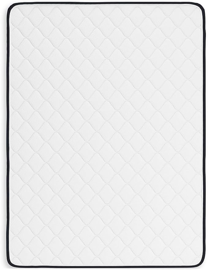 Signature Design by Ashley Twin Size Medium Firm 6 Inch Memory Foam Mattress with Breathable Quilted Cover, Fiberglass Free, Mattress in A Box