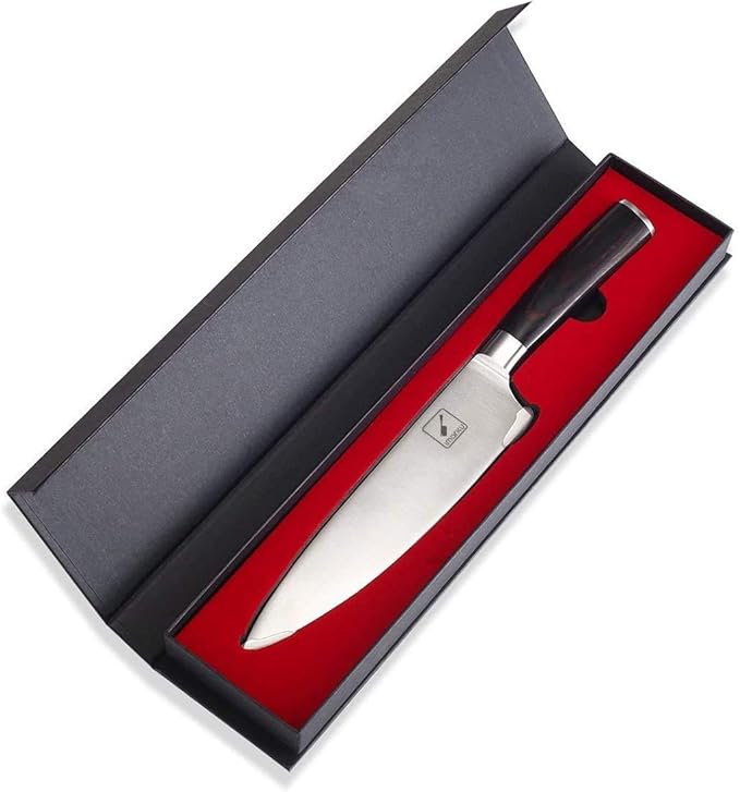 imarku Japanese Chef Knife - Sharp Kitchen Knife 8 Inch Chef's Knives HC Steel Paring Knife, Unique Gifts for Men and Women, Gifts for Mom or Dad, Kitchen Gadgets with Premium Gift Box