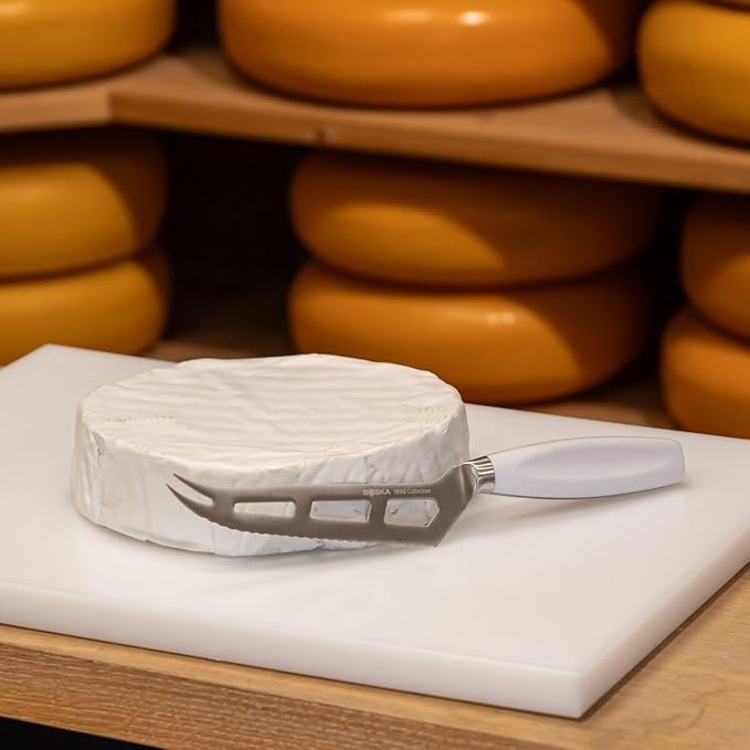 BOSKA Universal Cheese Cutter White - Professional Cheese Knife - Premium quality - Multi-use - Serreted edge - 140 mm - HACCP Knife - For professional use