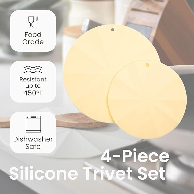 Larder & Vine 21 Piece Cookware Set (Limoncello) | Dutch Oven, Utensil Set, Saucepan, Skillet, and Trivets
