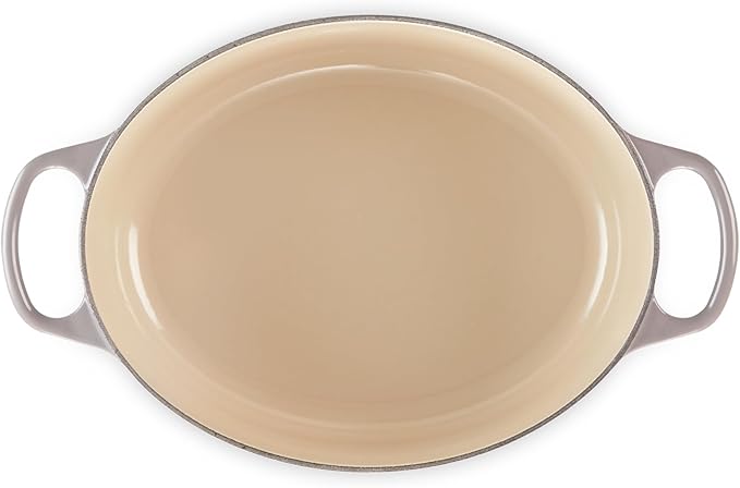 Le Creuset Enameled Cast Iron Signature Oval Dutch Oven, 5 qt, Oyster
