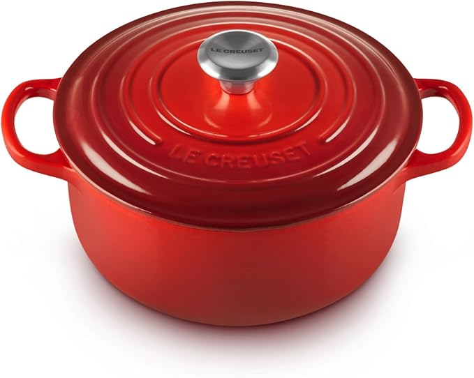 Le Creuset Enameled Cast Iron Signature Cookware Set, 5 pc, Cerise