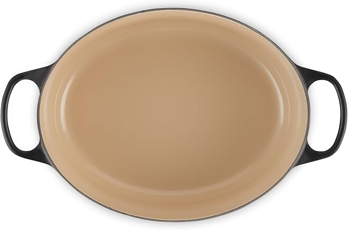 Le Creuset Enameled Cast Iron Signature Oval Dutch Oven, 6.75 qt., Licorice