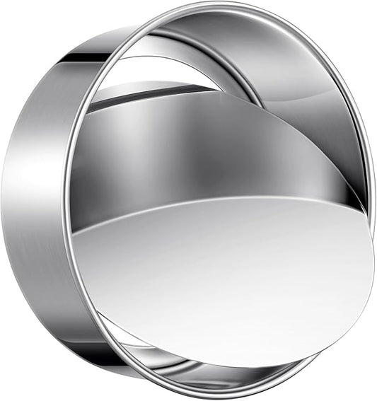 9 Inch Cake Pan, Removable Bottom & Easy Releasing, Leakproof & Nonstick Round Cake Pan, 304 Stainless Steel Cake Baking Pans, Non-Toxic & Healthy, Dishwasher Safe