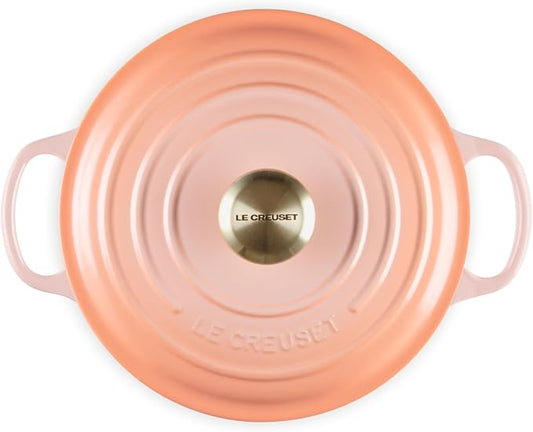 Le Creuset Enameled Cast Iron Signature Round Sauteuse, 3.5qt., Peche