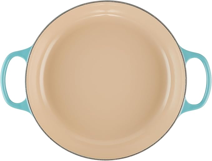 Le Creuset Enameled Cast Iron Signature Braiser, 3.5 qt., Caribbean