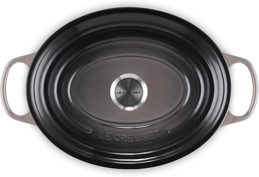Le Creuset Enameled Cast Iron Signature Oval Dutch Oven, 6.75 qt., Oyster