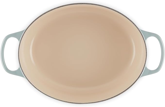 Le Creuset Enameled Cast Iron Signature Oval Dutch Oven, 6.75 qt., Sea Salt