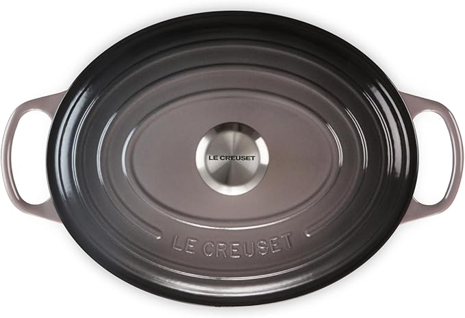 Le Creuset Enameled Cast Iron Signature Oval Dutch Oven, 5 qt, Oyster