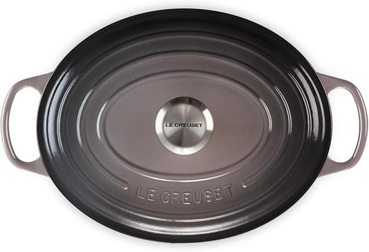Le Creuset Enameled Cast Iron Signature Oval Dutch Oven, 5 qt, Oyster