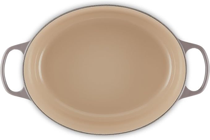 Le Creuset Enameled Cast Iron Signature Oval Dutch Oven, 8 qt., Oyster