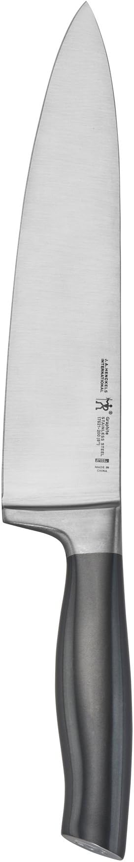 HENCKELS Graphite Razor-Sharp 8-inch Chef's Knife, German Engineered Informed by 100+ Years of Mastery