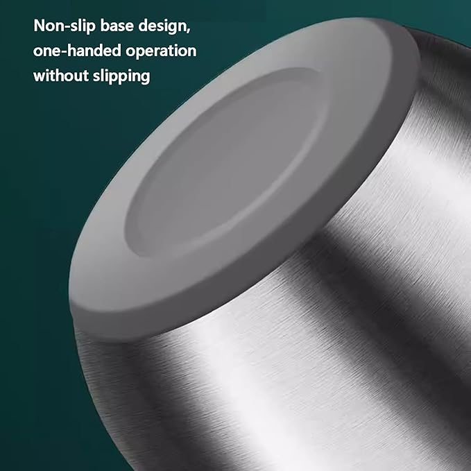Salad Spinner - Stainless Steel 6L Capacity Vegetable Washer, Pasta & Fries Spinner - Premium Kitchen Tool for Quick, Easy Food Prep