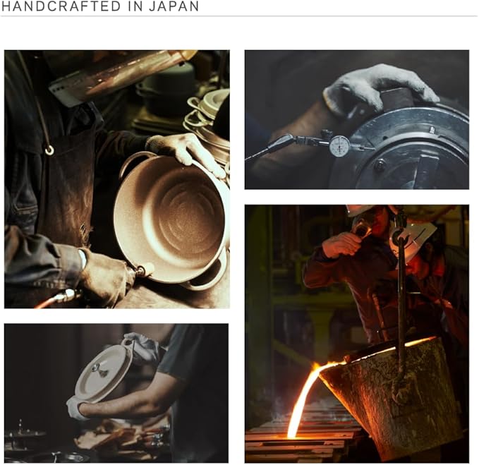 Vermicular Oven Pot | Non-Toxic Enameled Cast Iron Pot | 26cm Shallow (3.9 Qt) | Oven-safe | Induction-compatible | Dutch Oven | Made in Japan | Serves 3-4 | Matte Black