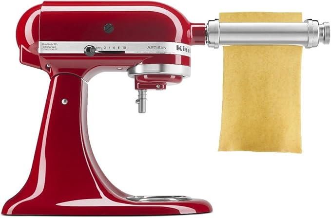 KitchenAid KSMPSA Pasta Roller Attachment, Silver, 1'