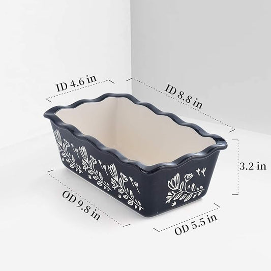 Wisenvoy Loaf Pans for Baking - Ceramic & Porcelain Nonstick Bread Pans