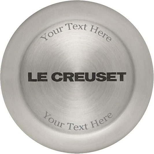 Le Creuset Enameled Cast Iron Signature Oval Dutch Oven with Personalized Knob Engraving, 15 qt.