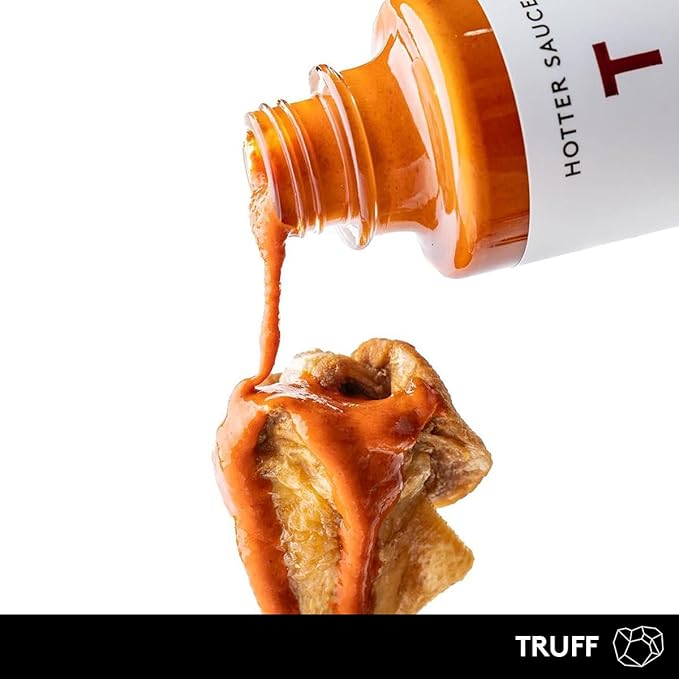 TRUFF Hot Sauce with White Truffle and Jalapeño, More Heat and Agave Nectar, 6 oz