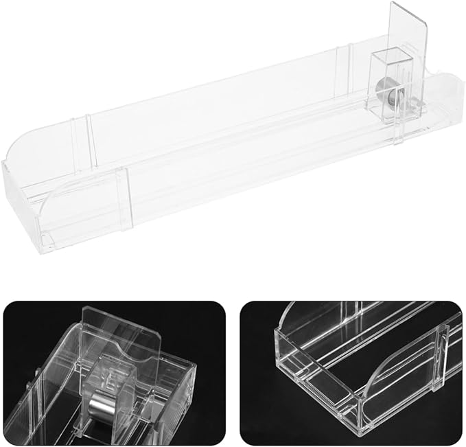 Zerodeko Dual-Sided Beverage Booster can Organizer Tray for Convenience Store and Supermarket Shelves Compact 11X3X2.5 Inch Space-Saving Display Rack for Soda and Drinks