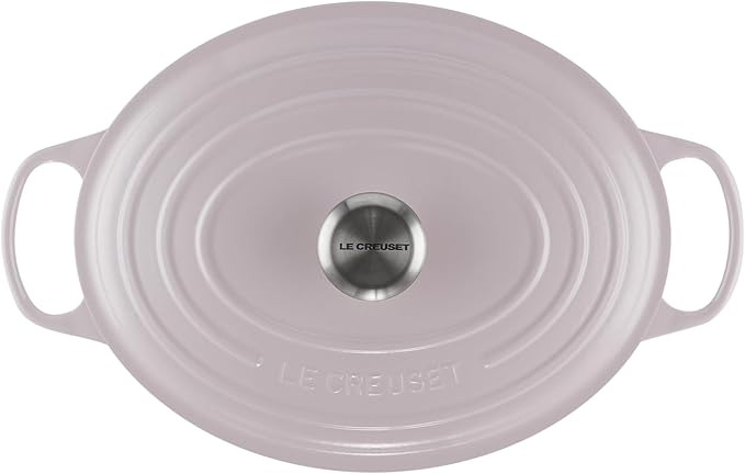 Le Creuset Enameled Cast Iron Signature Oval Dutch Oven, 6.75 qt., Shallot