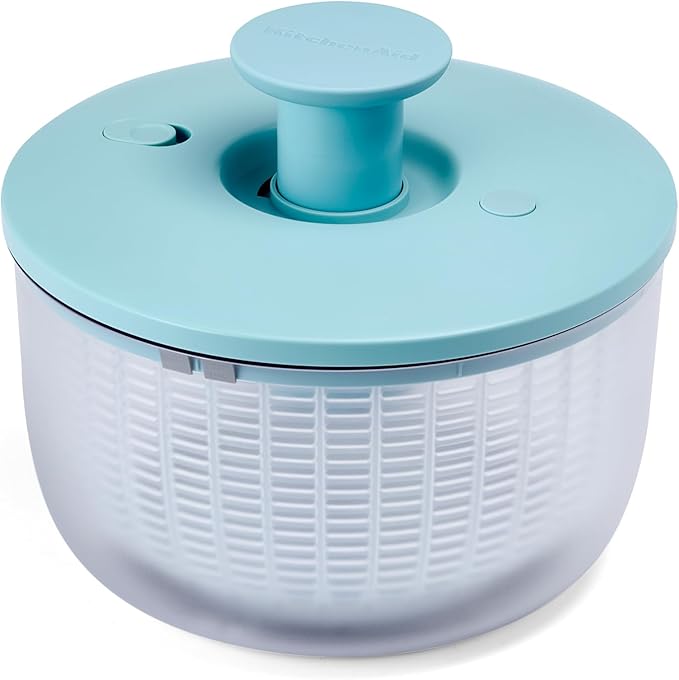 KitchenAid Universal Salad Spinner, 7.43 Quart, Mineral Water