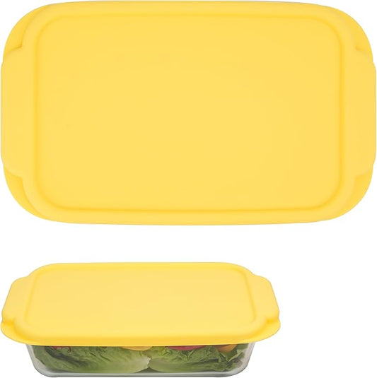 Silicone Lids for Pyrex 232丨232-D Glass Baking Dish, 1 Pack Silicone Lid for Pyrex Glass Baking Dish, Dishwasher & Freezer & Microwave Safe (Baking Dish Not included)