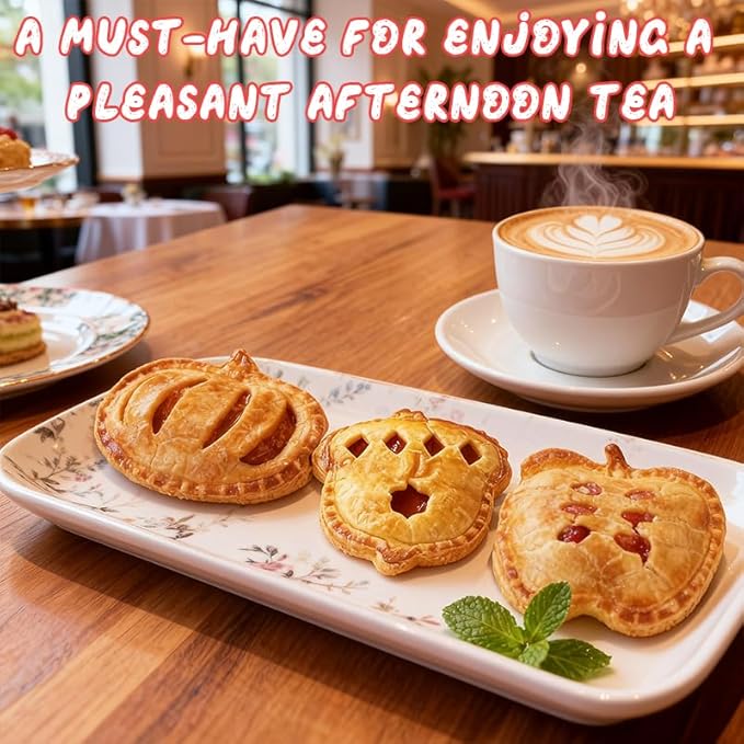 3PCS Mini Pie Molds – Apple, Pumpkin & Acorn Shaped Dough Press Set for Fall Baking, Hand Pies, Holiday Desserts & Party Potlucks