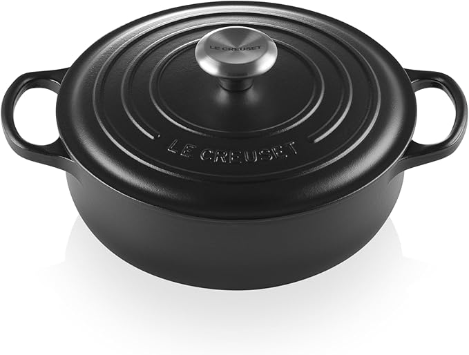 Le Creuset Enameled Cast Iron Signature Sauteuse Oven, 3.5 qt., Licorice